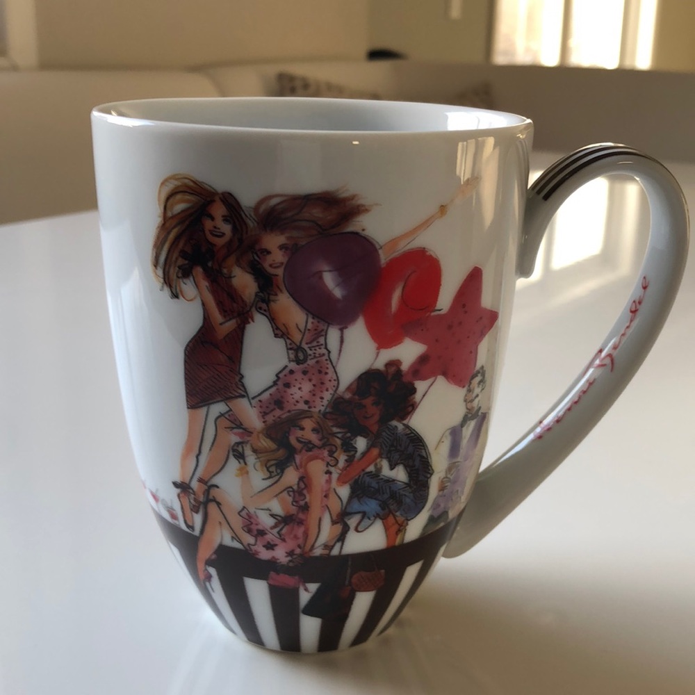 Henri Bendel porcelain 24 oz coffee / tea mug